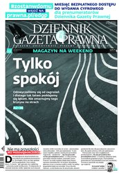 : Dziennik Gazeta Prawna - e-wydanie – 61/2020